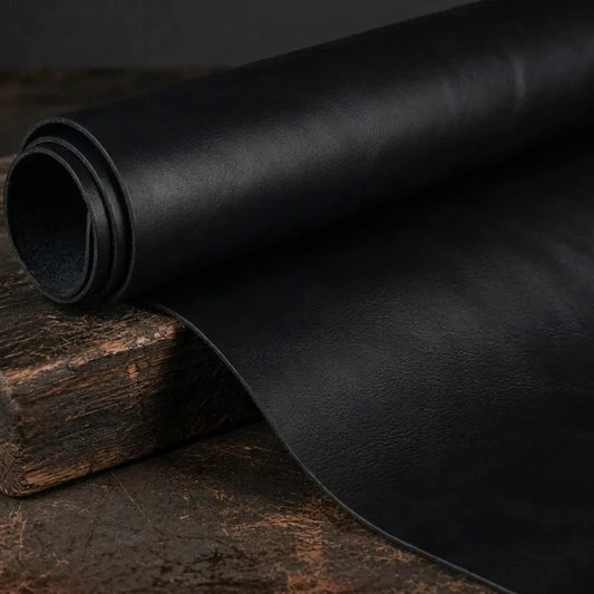 Pas ze skóry naturalnej 2,0-2,5mm, 140cm, 15-80mm - Czarny – CraftPoint